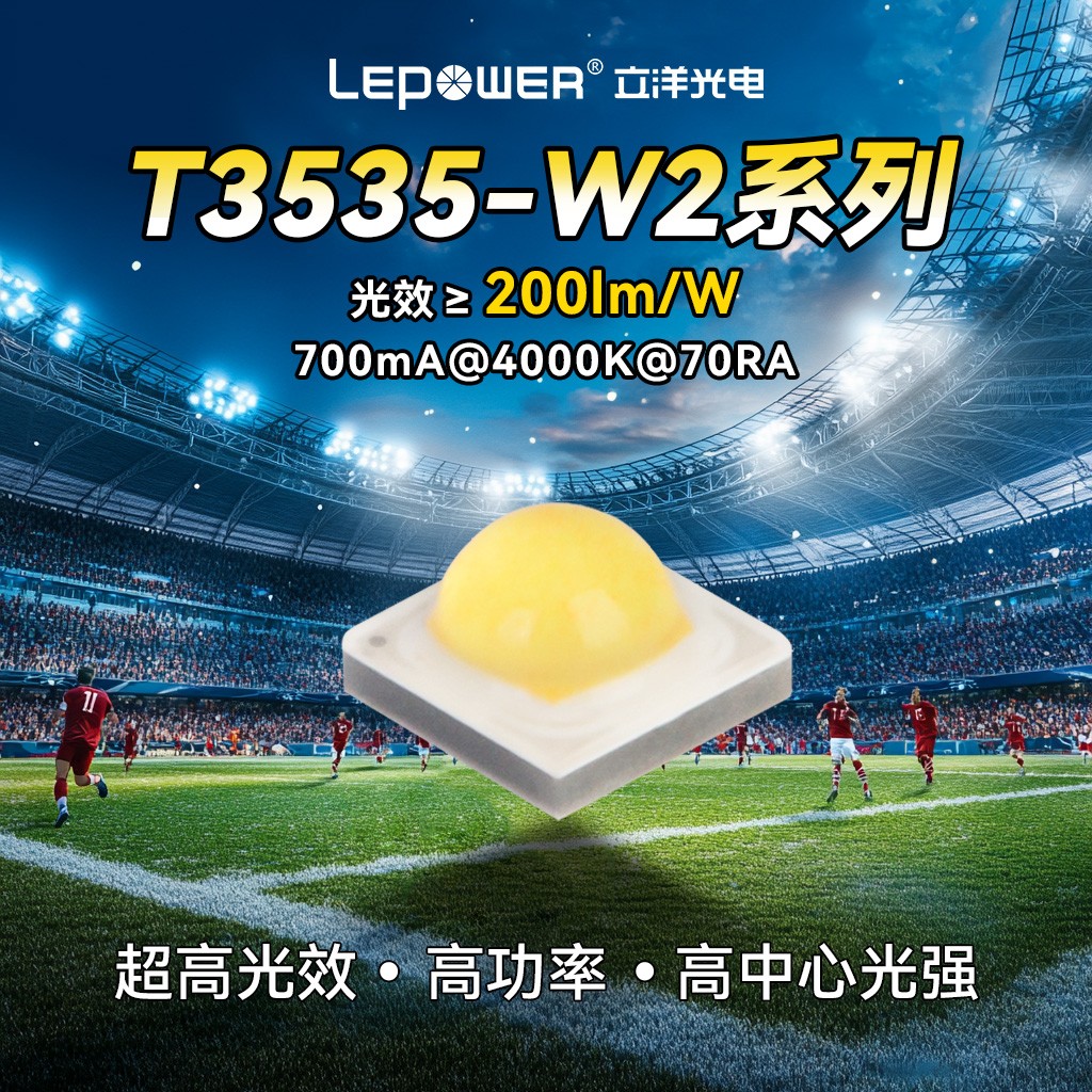 立洋光电·震撼发布 I 陶瓷3535光源——超高光效颠覆照明新时代！